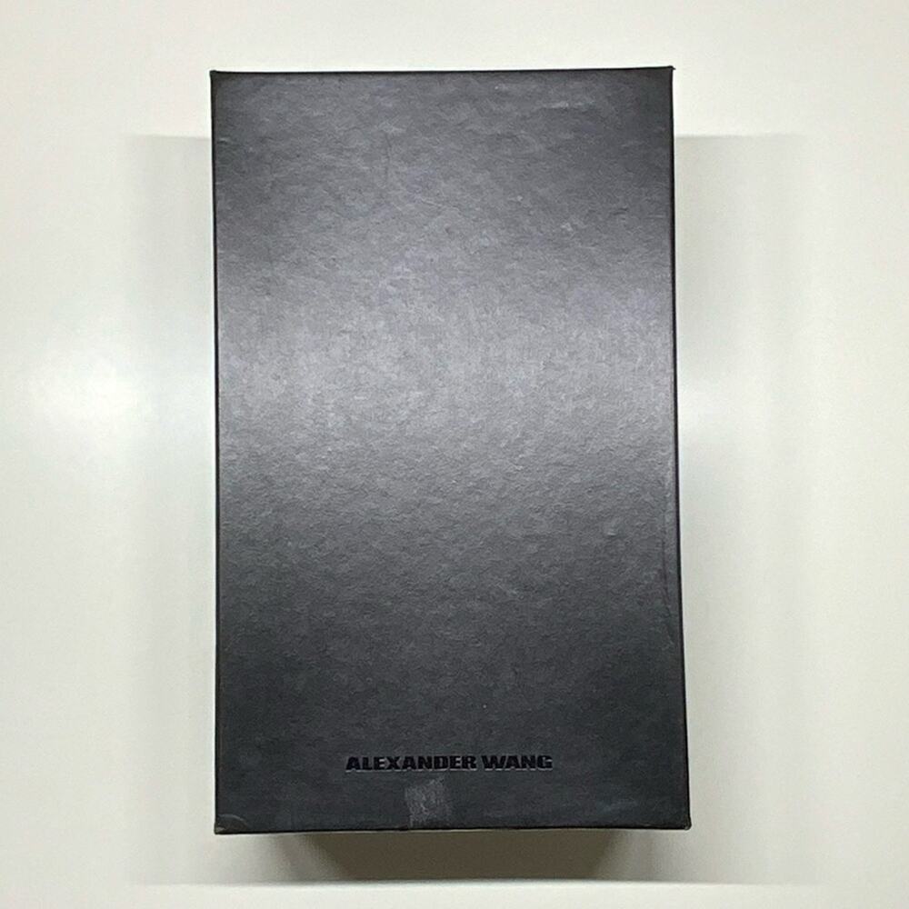 Alexander Wang | Shoe Box & One Dust Bag | Black | 7.3 W x 12.1 H x 4.5 D Inch